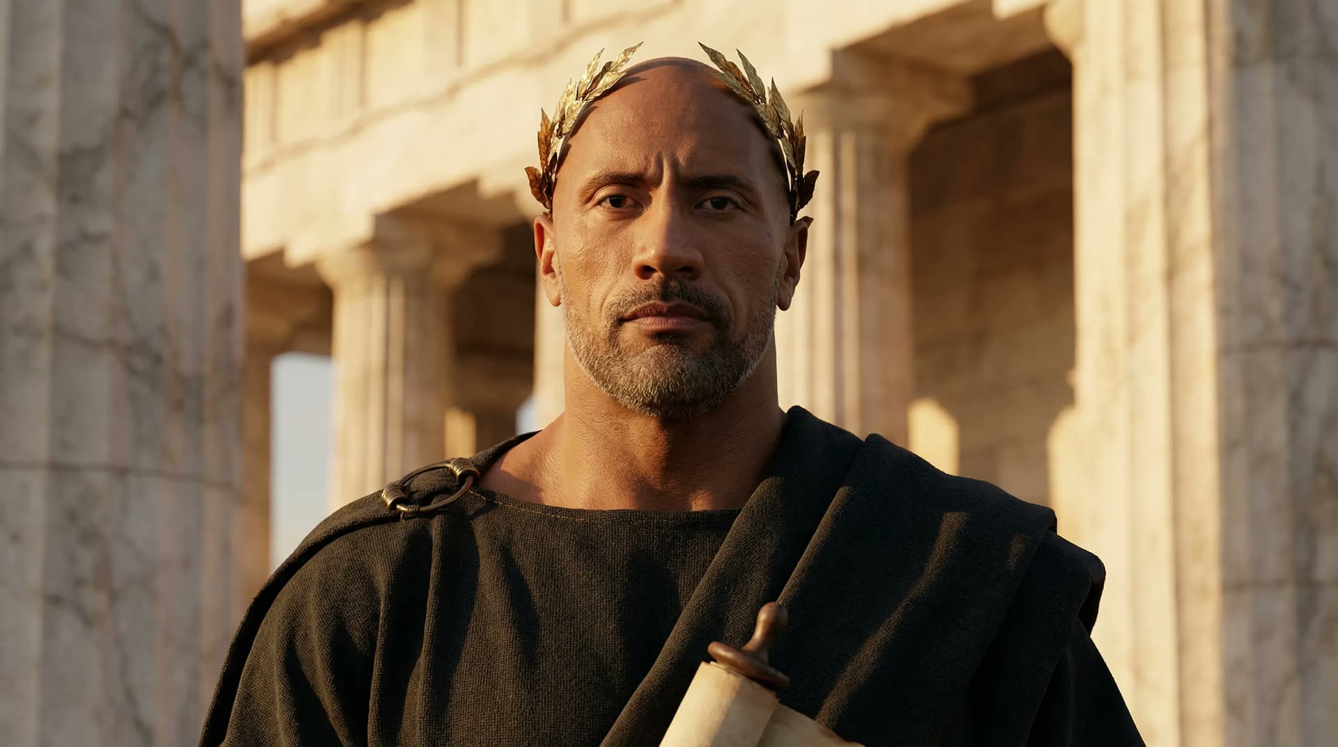 Laureled Olympian Statesman