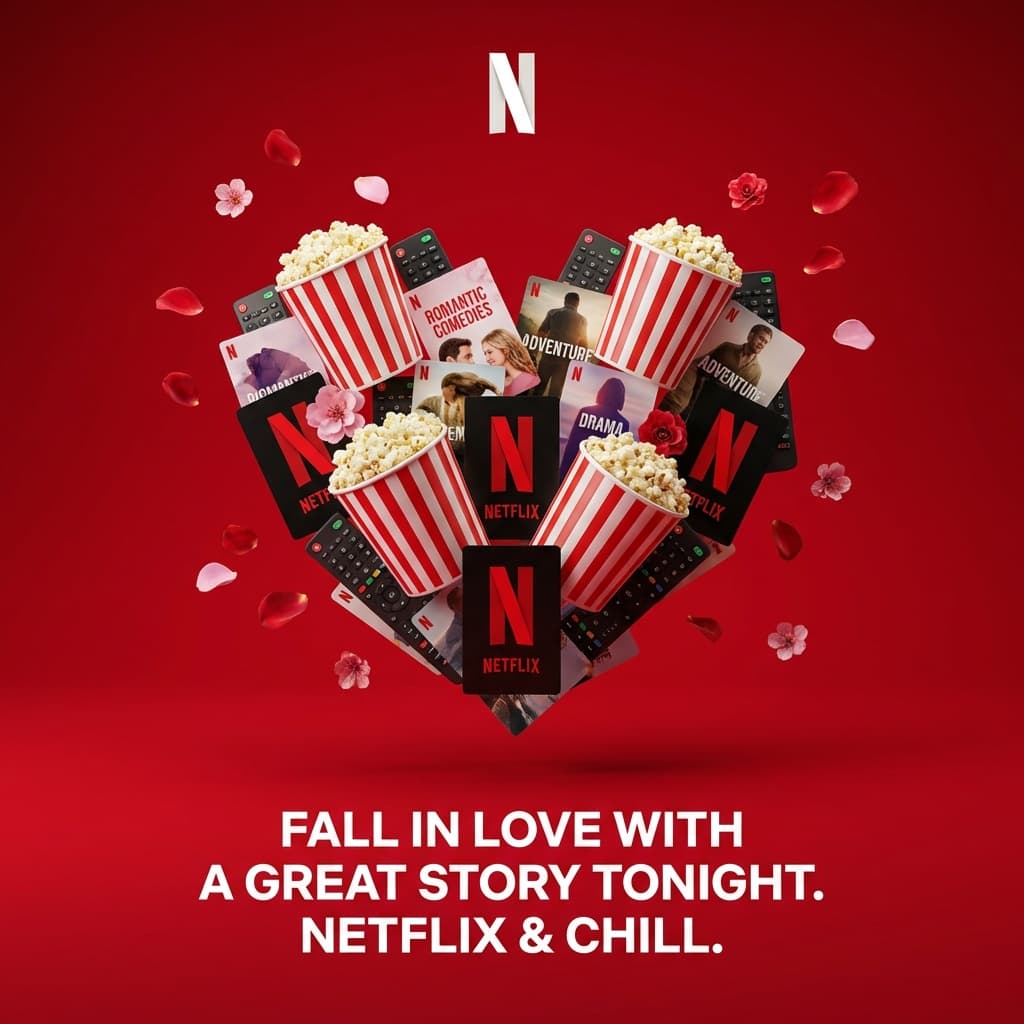 Netflix Valentine ad