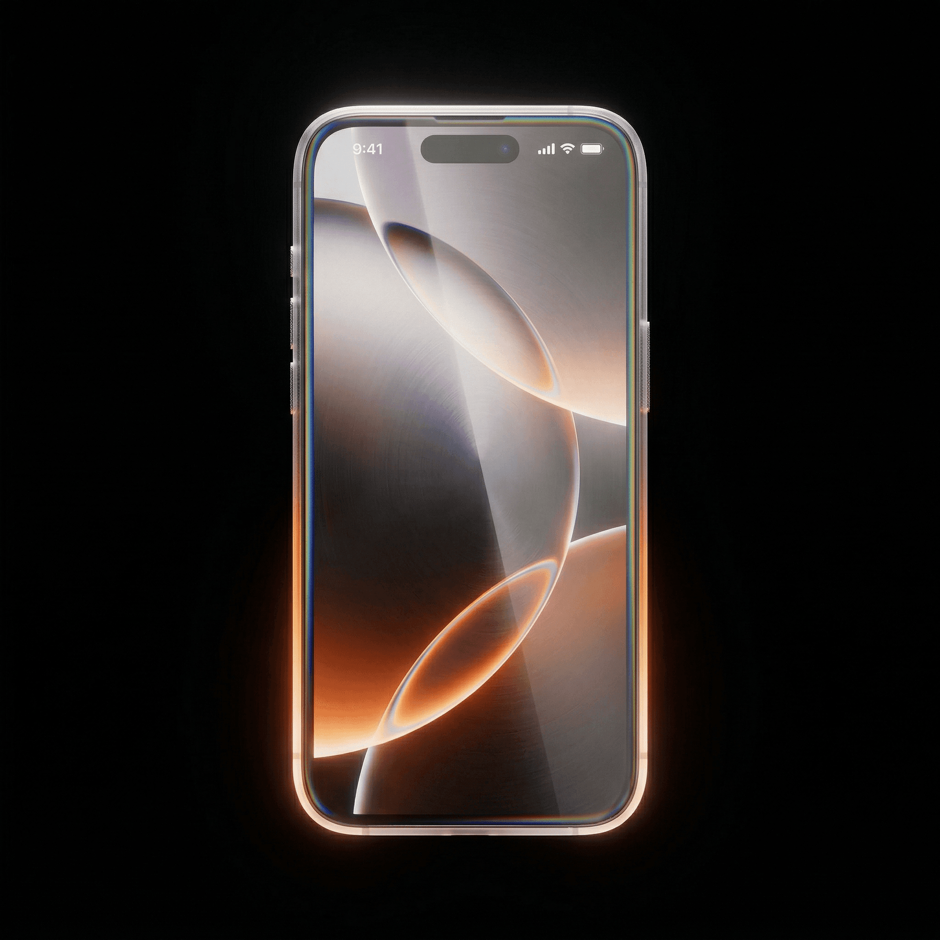 Futuristic Translucent Glass Smartphone