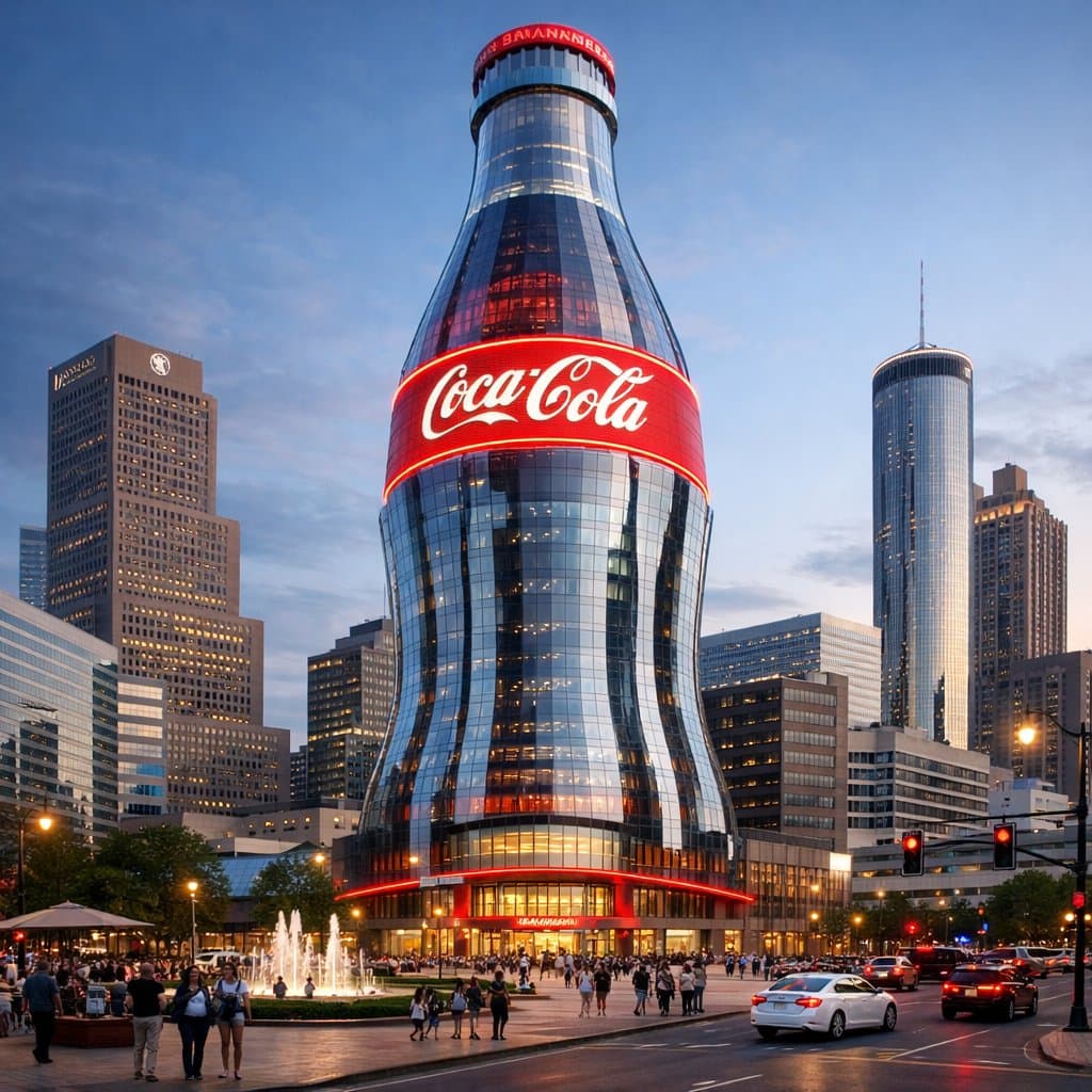 Coca-Cola Bottle City Skyscraper Design