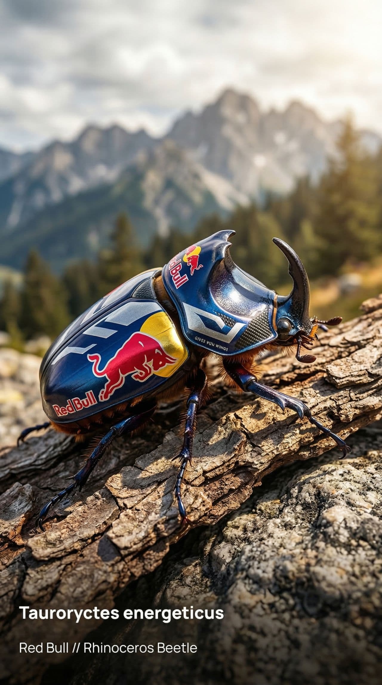 Red Bull Rhinoceros Beetle
