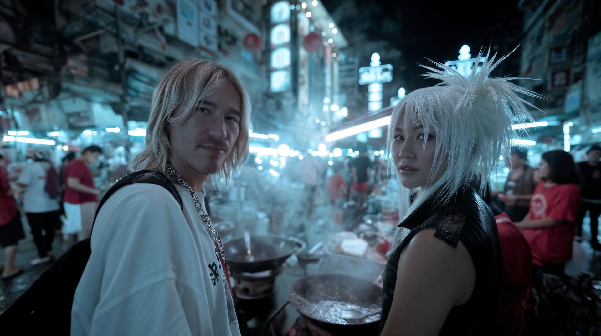 Night Market Travelers