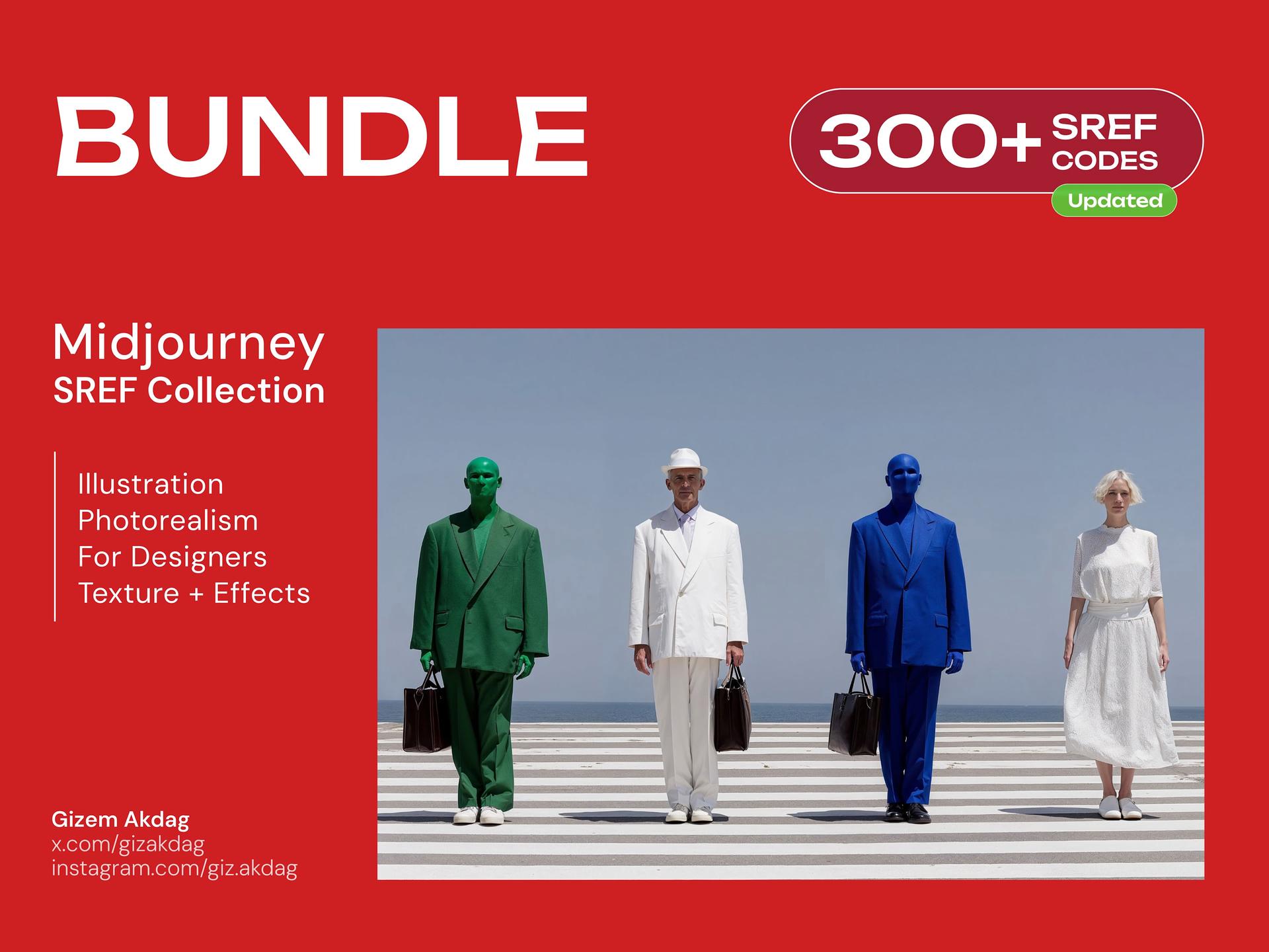 BUNDLE - Midjourney SREF Collection