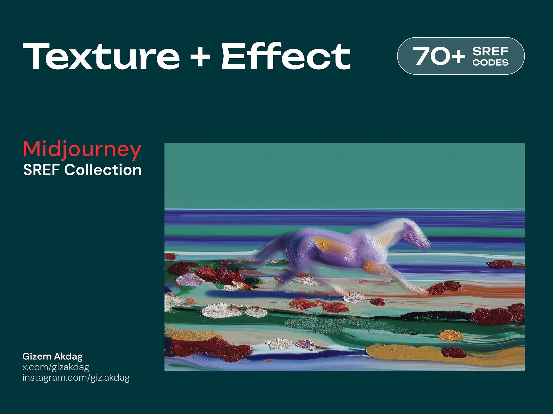 Midjourney SREF Collection - Texture & Effect