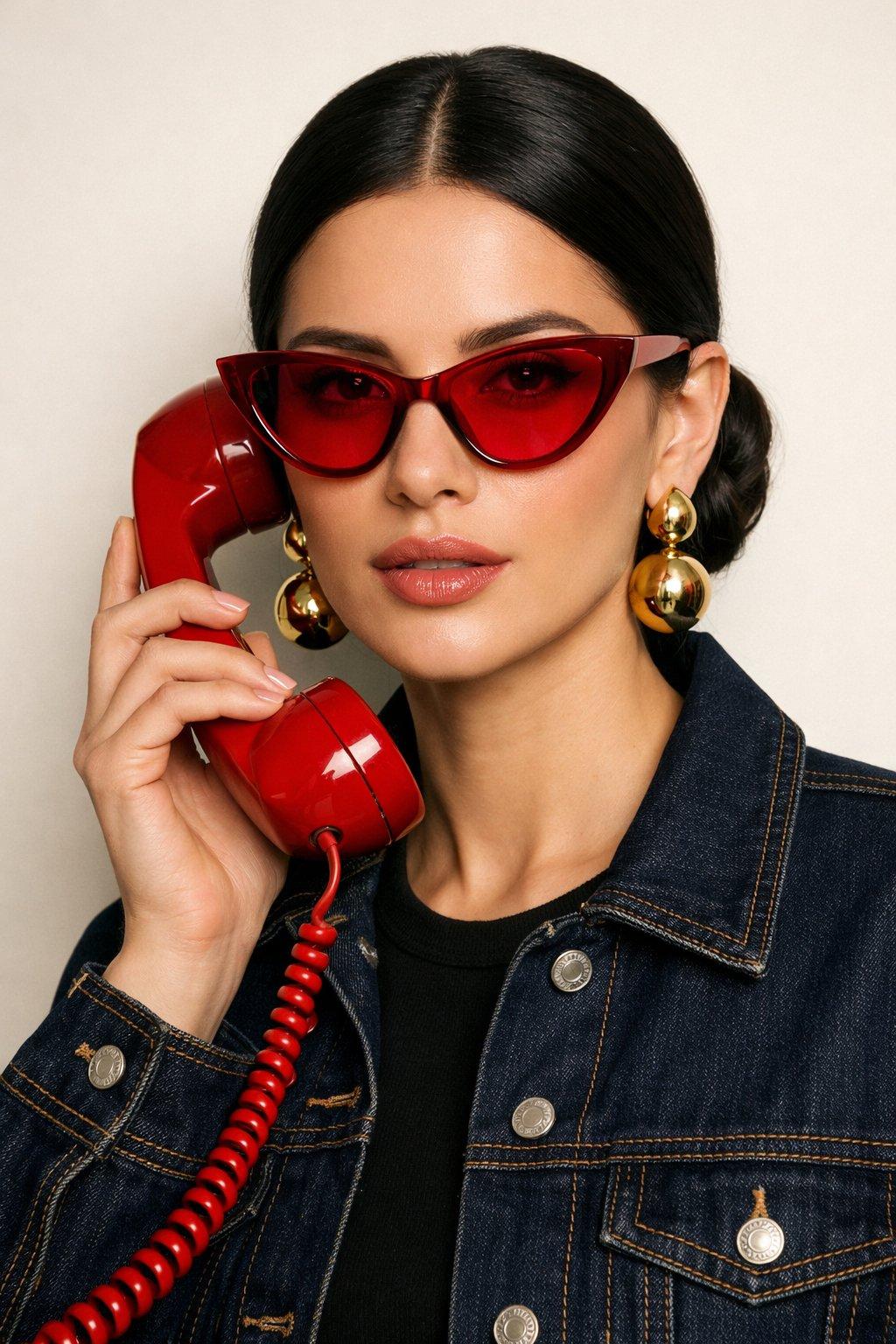 Cat-eye Sunglasses Look