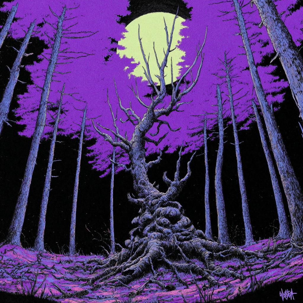 Gnarled Moonlit Root