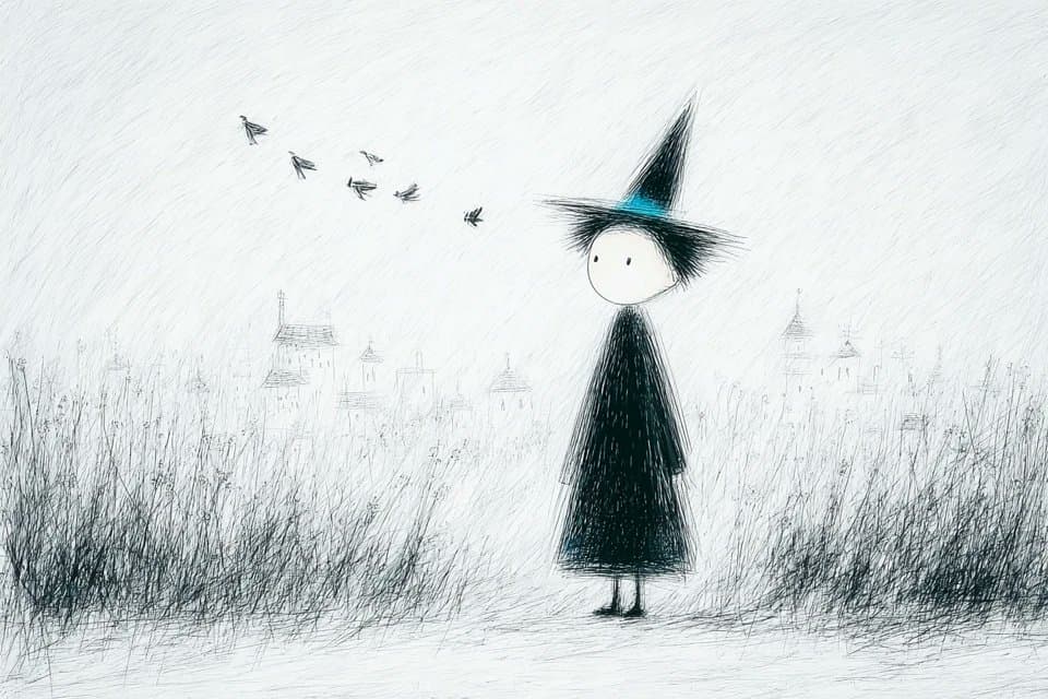 Solitary Meadow Witch