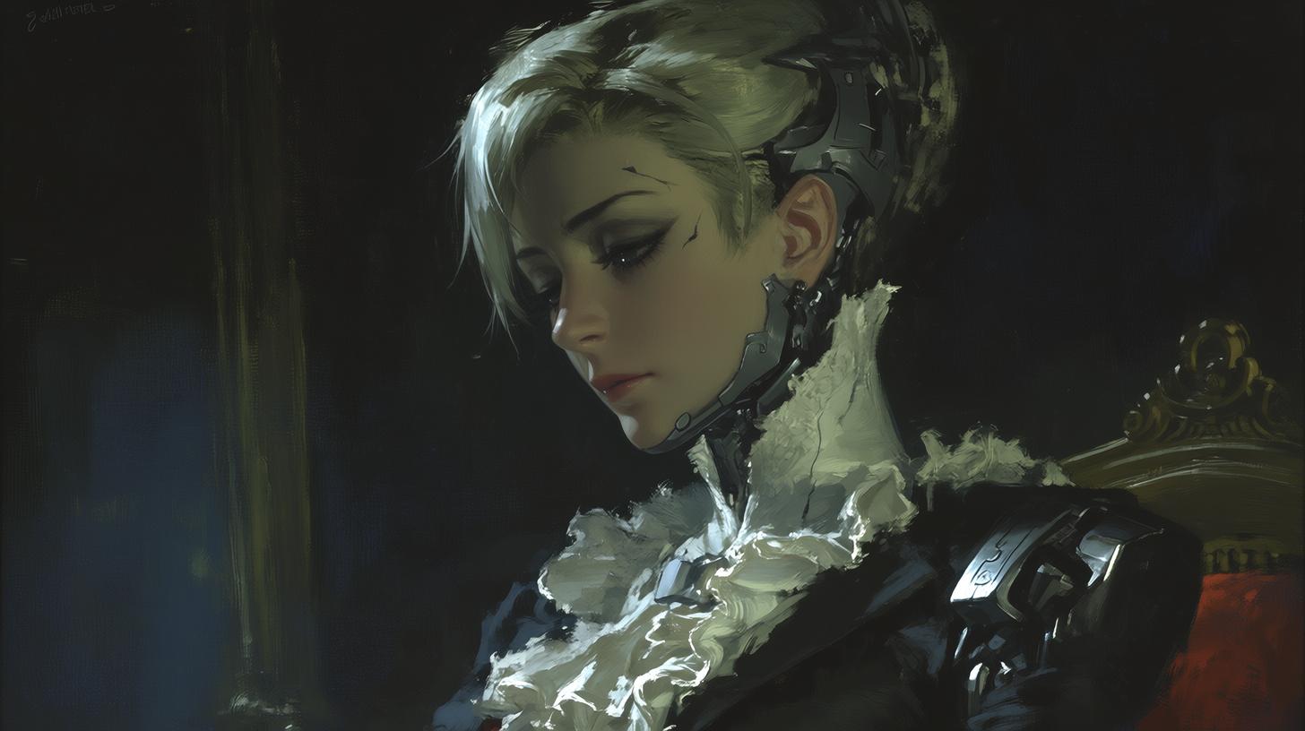 Noble Gilded Portrait