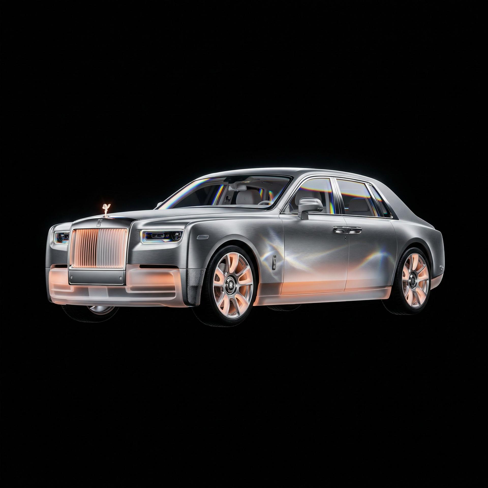 Luxury Rolls-Royce Metallic Sedan