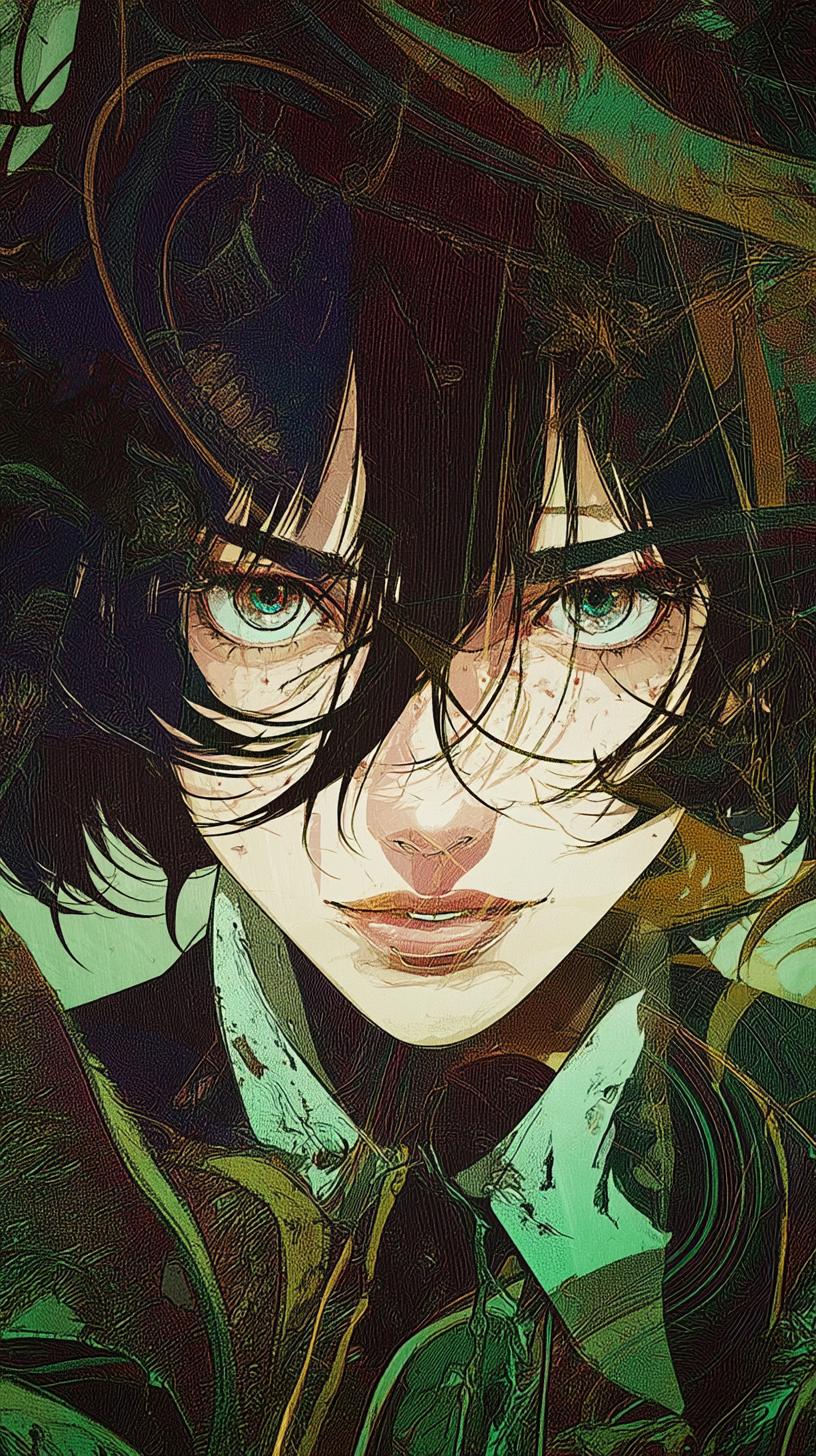 Intense Gaze Portrait