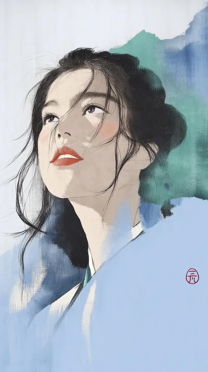 Skyward Gazing Muse
