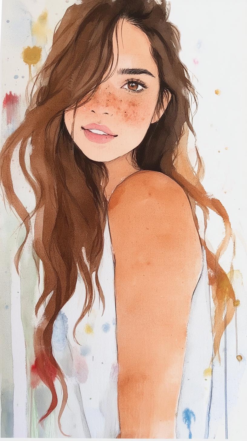 Freckled Sunbeam Smile