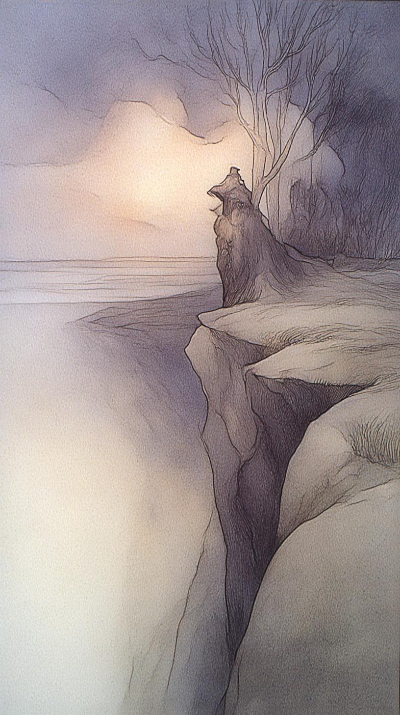 Solitary Cliffside Sentinel
