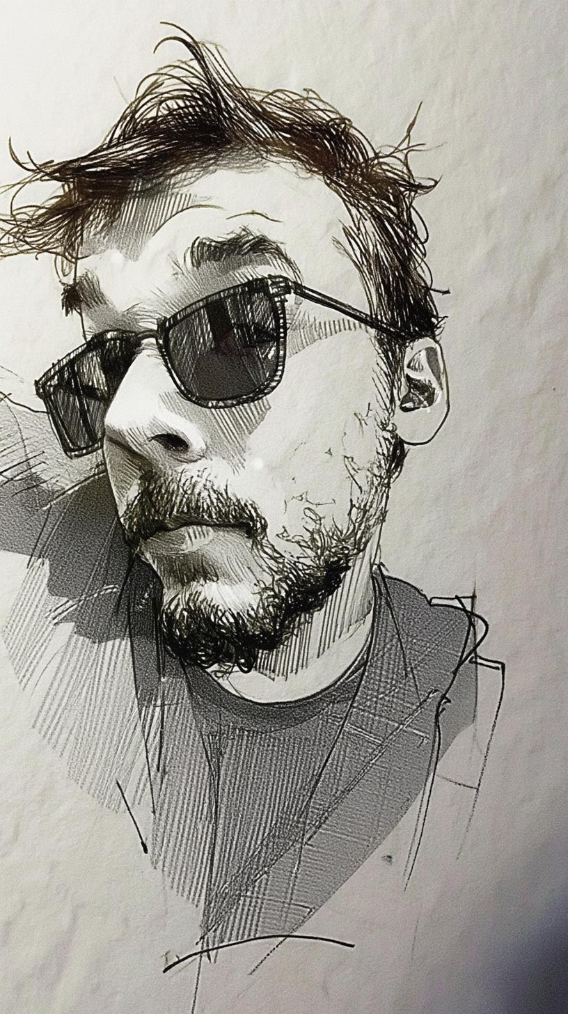 Edgy Shaded Portrait