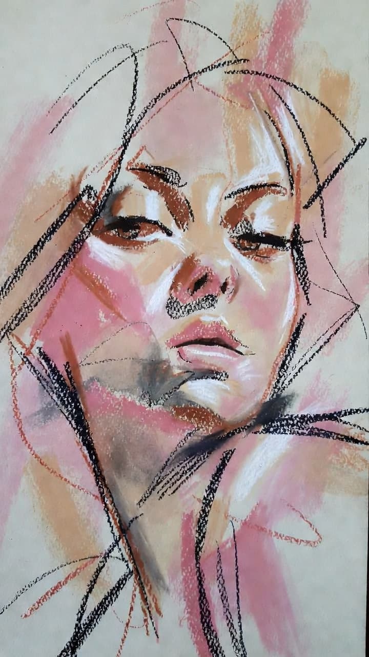 Bold Charcoal Strokes