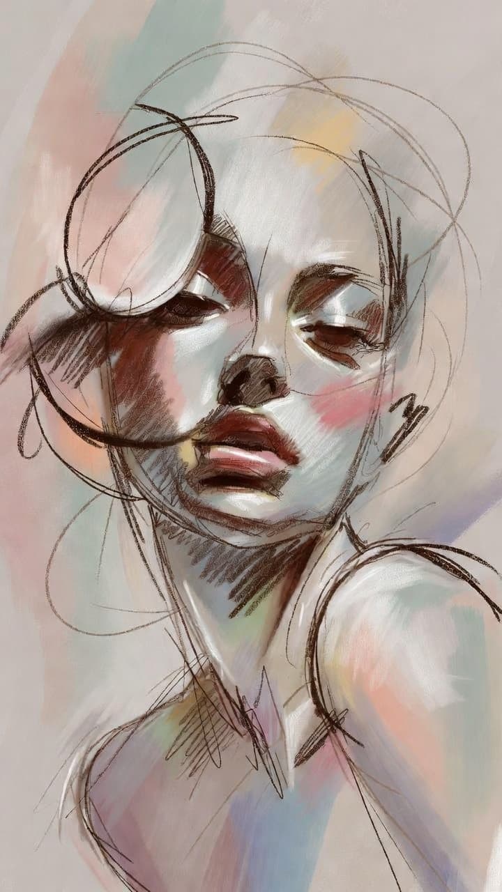 Ethereal Silver Sketch