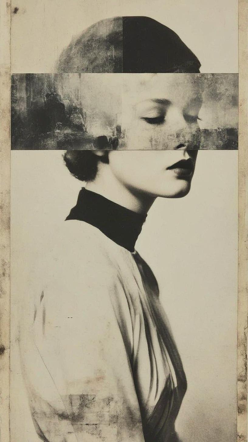 Masked Vintage Silhouette