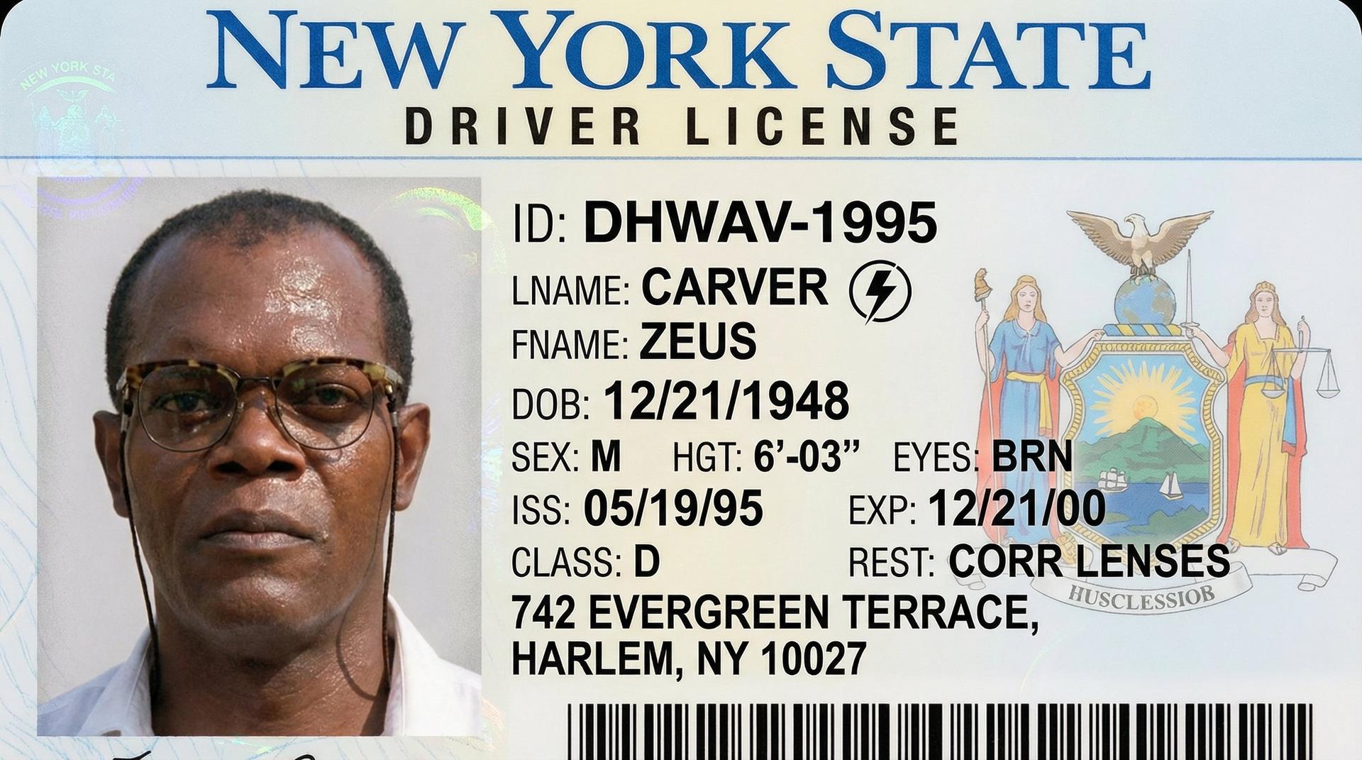Zeus Carver License