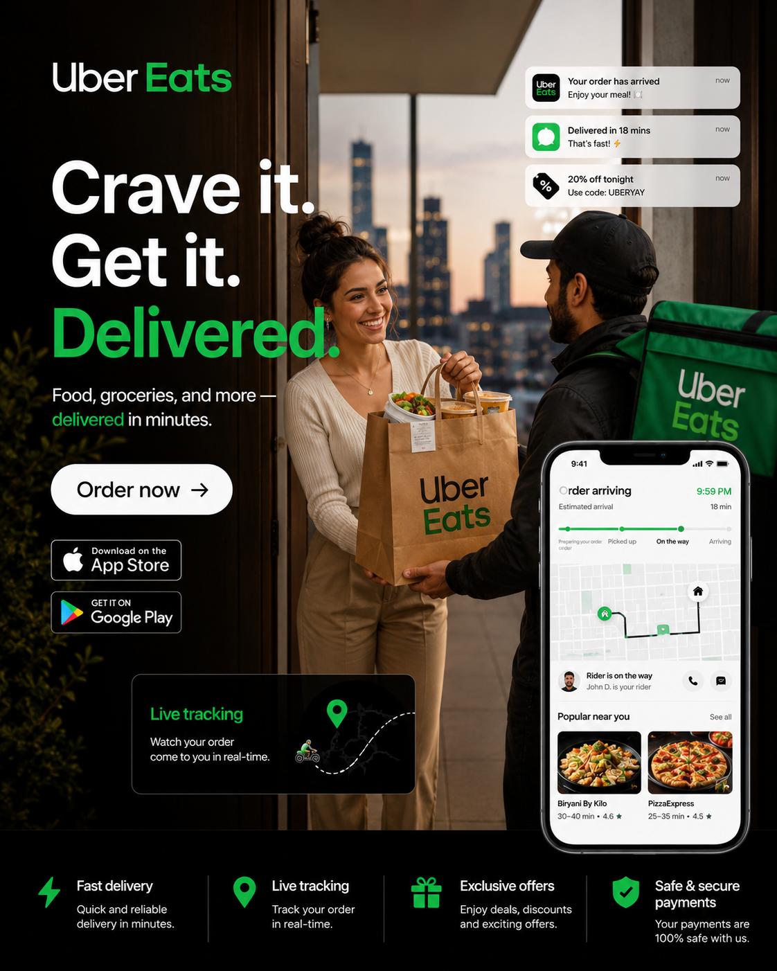 Uber Eats Handover