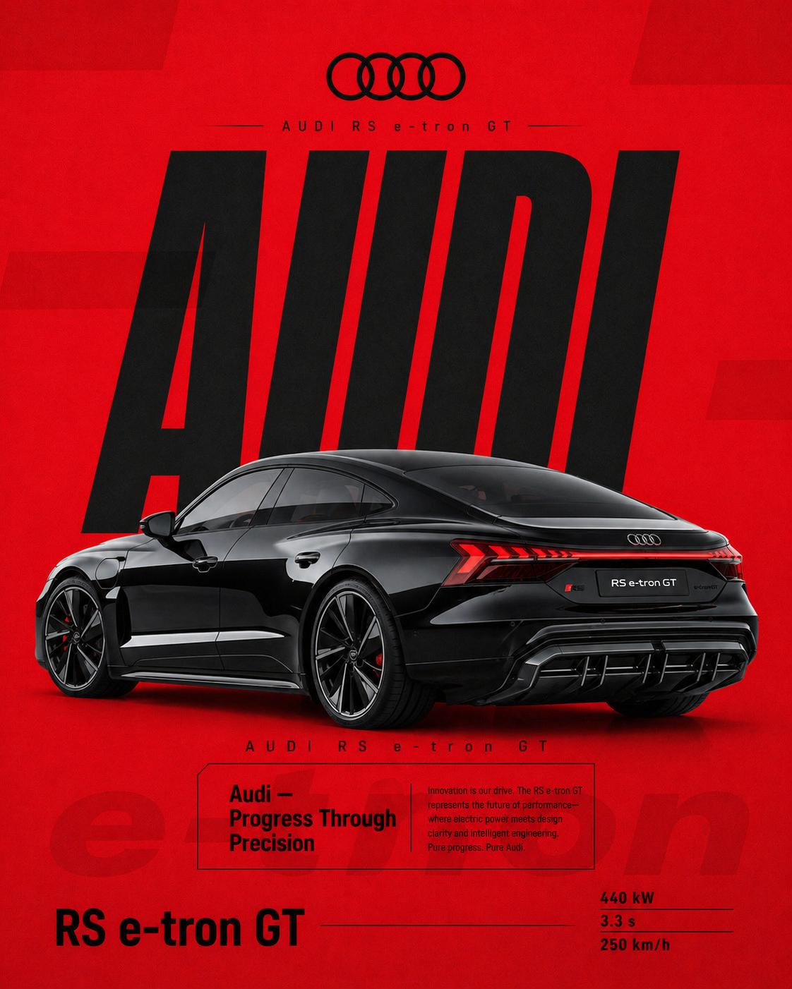 Crimson Audi e-tron