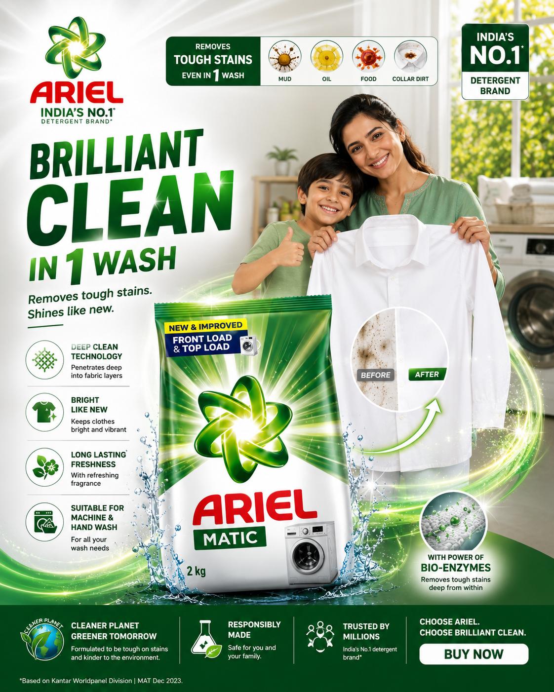 Ariel Brilliant Clean