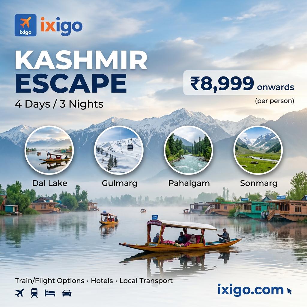 Kashmir Lake Shikara