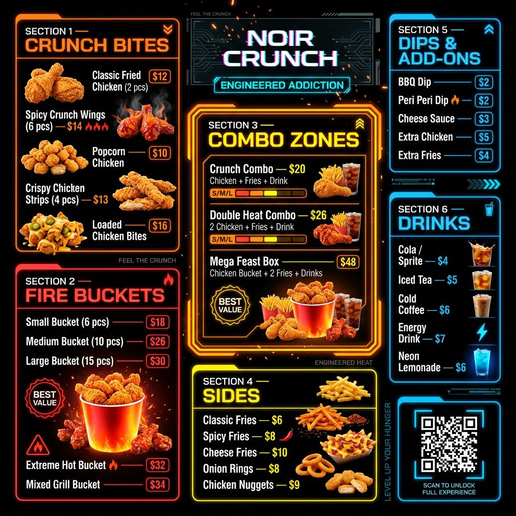 Cyberpunk Fried Chicken