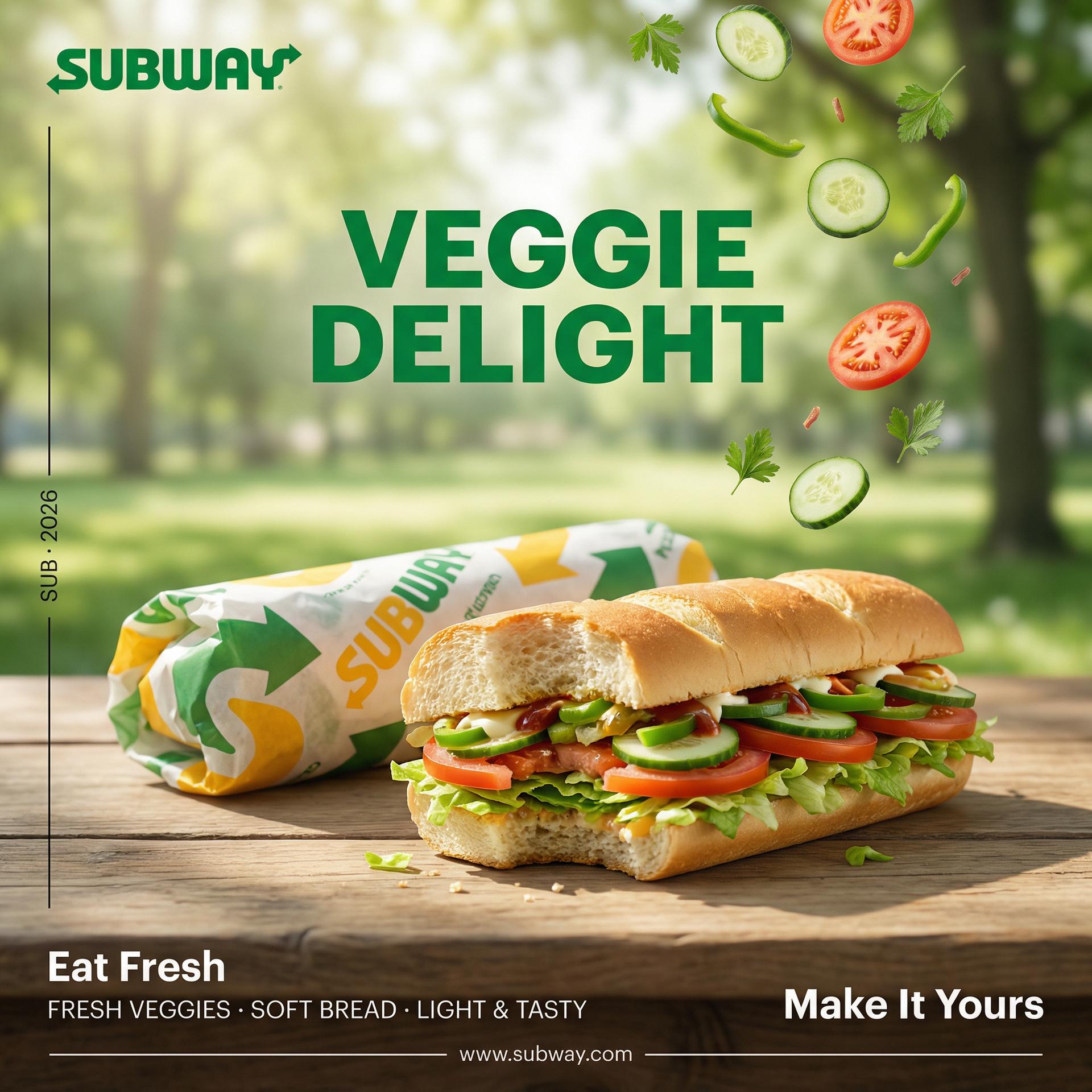 Fresh Parkside Veggie Sub