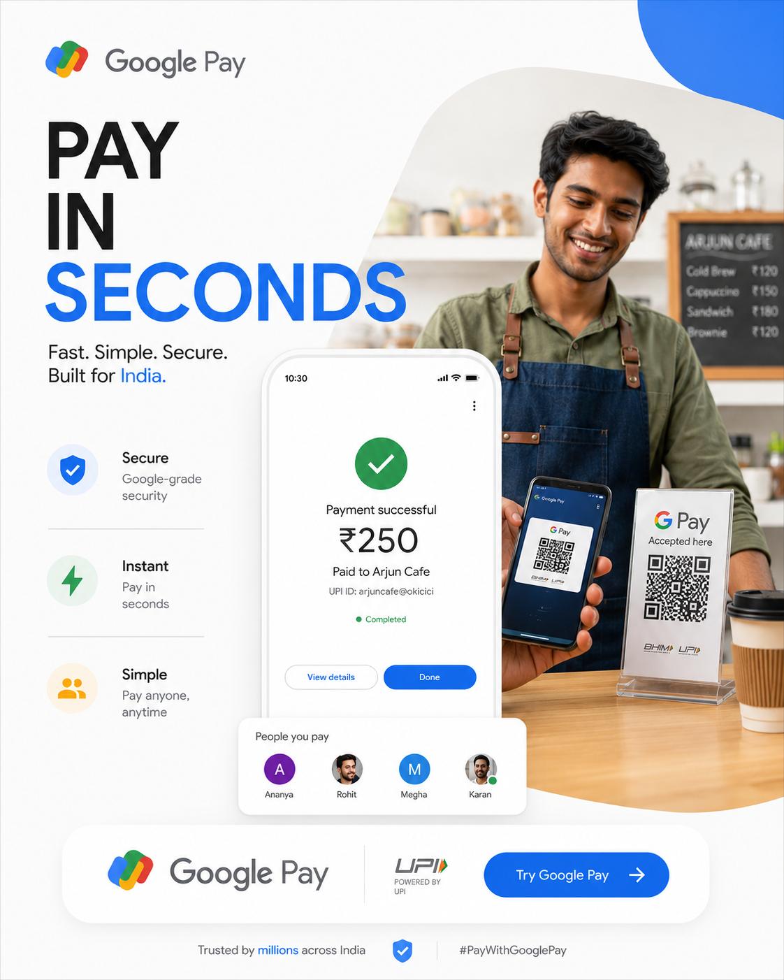 Google Pay Cafe Payment