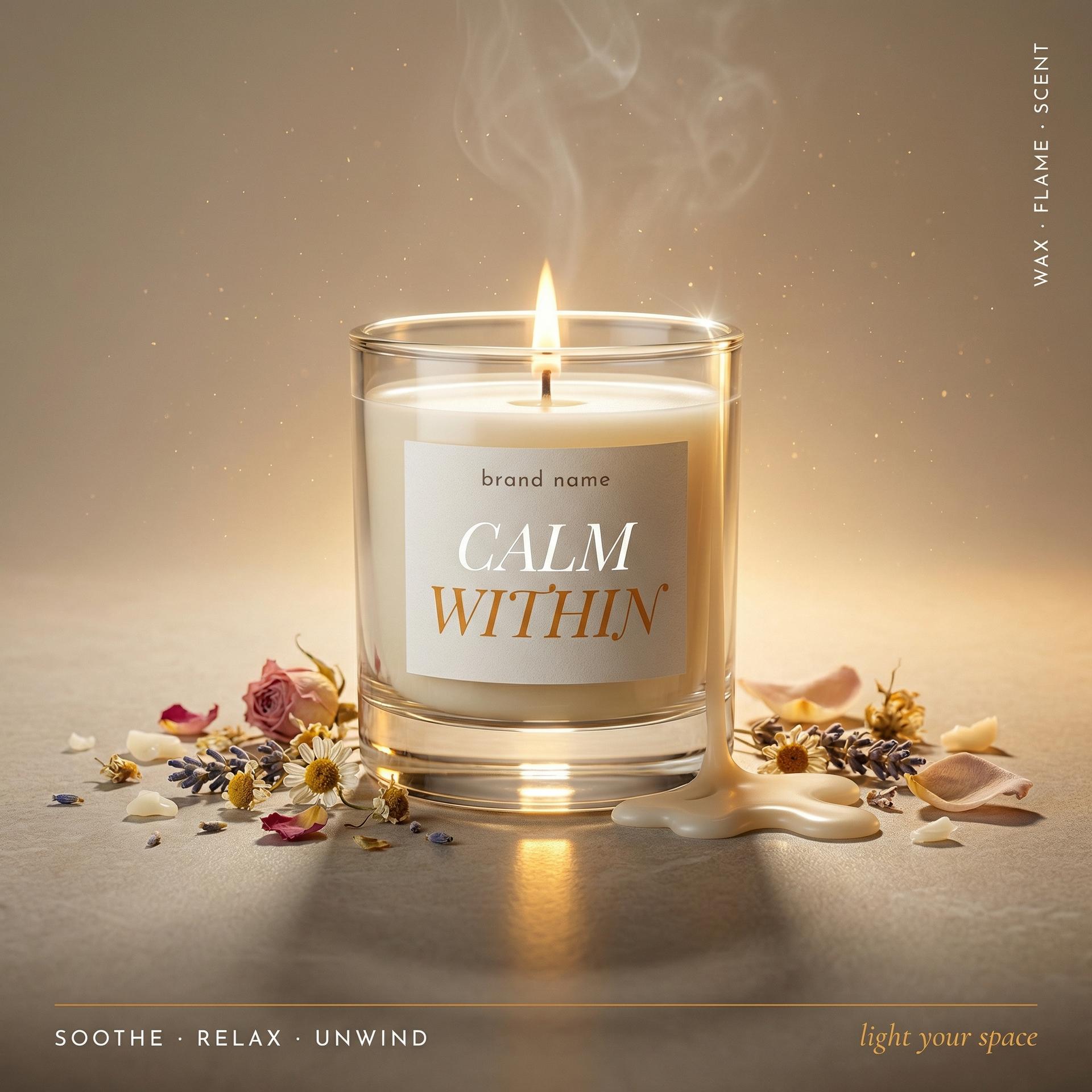 Amber Scented Candle