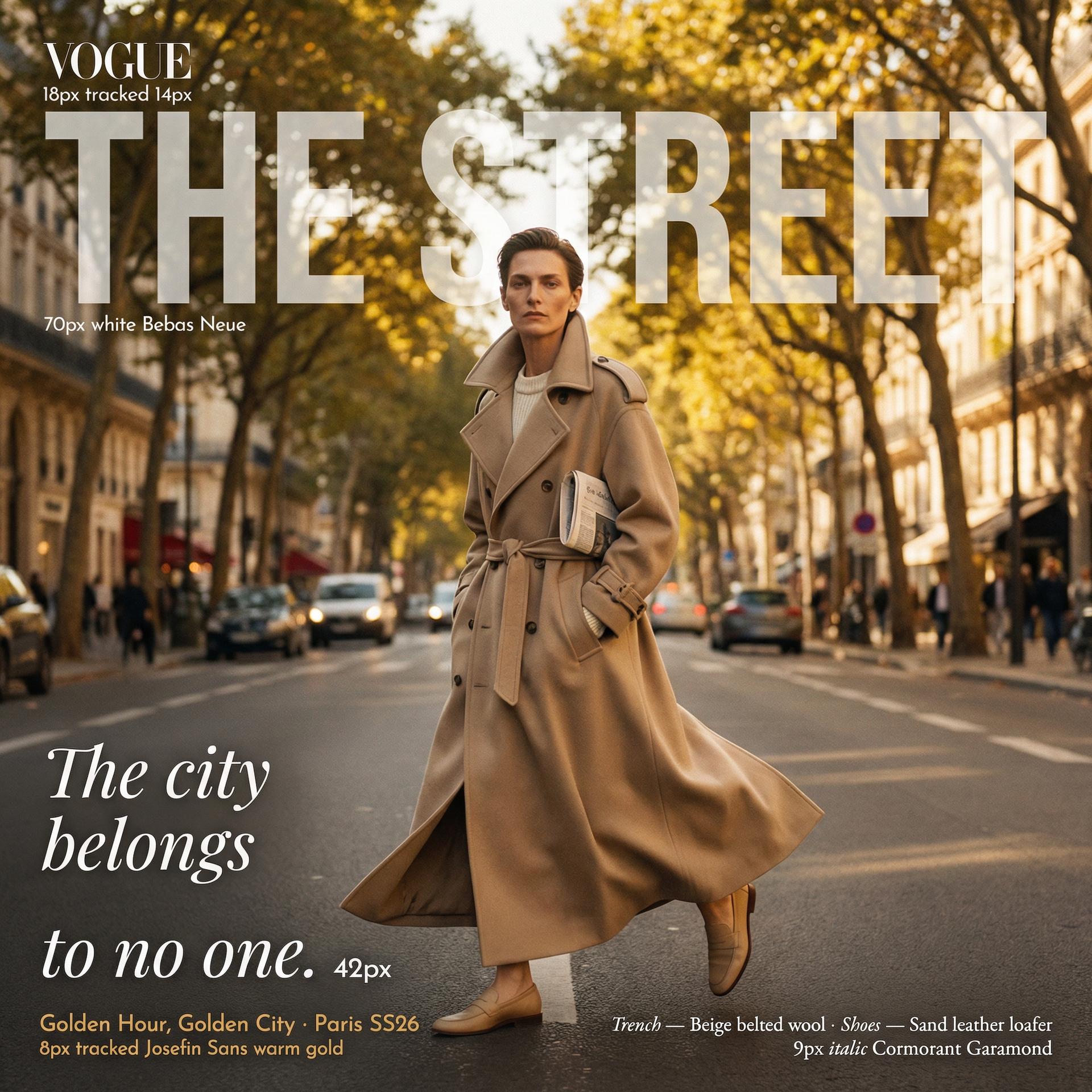 Boulevard Trench Stride