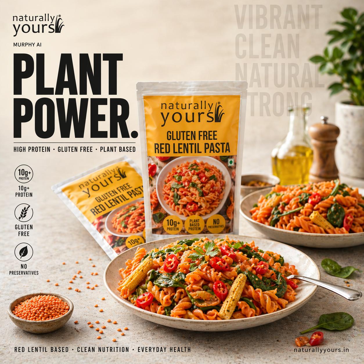 Red Lentil Fusilli