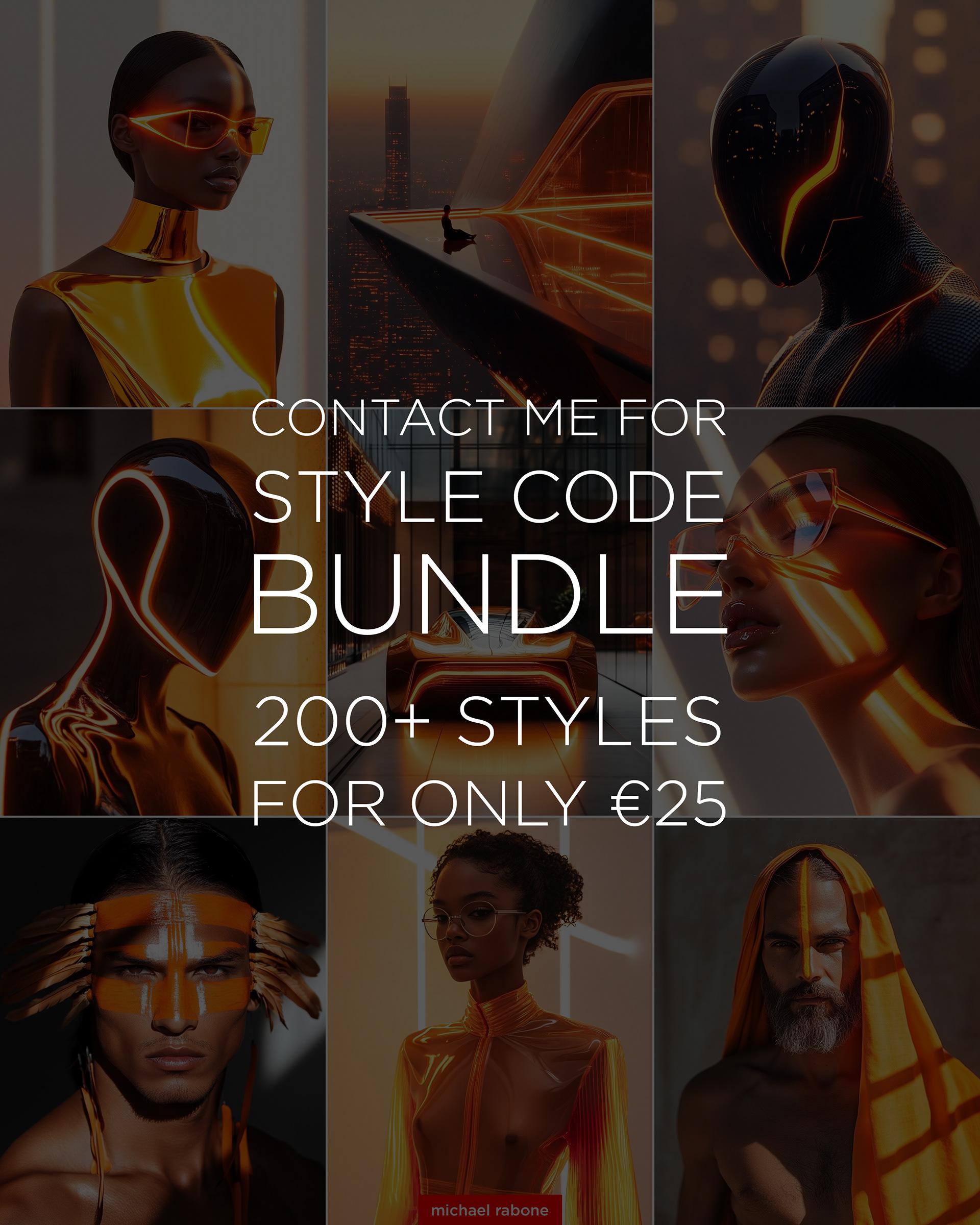 200+ MIDJOURNEY STYLE CODES