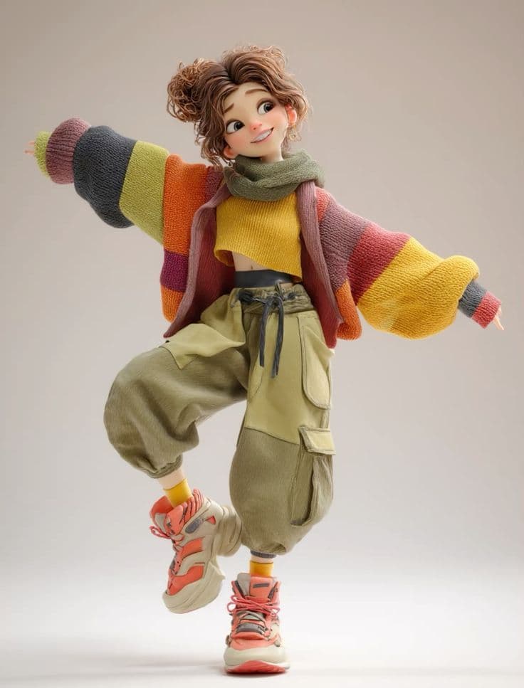 Striped Streetwear Avatar