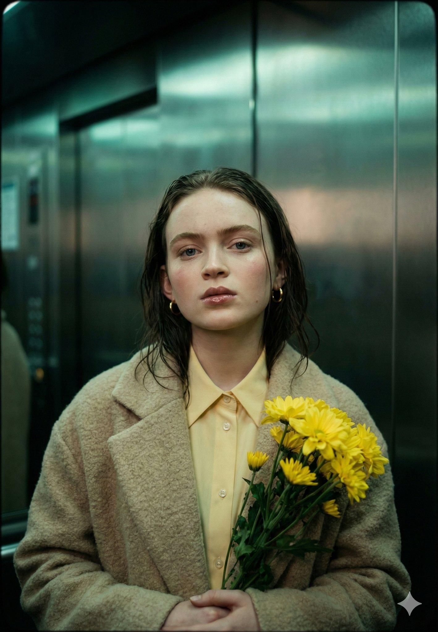 Elevator Flower Portrait