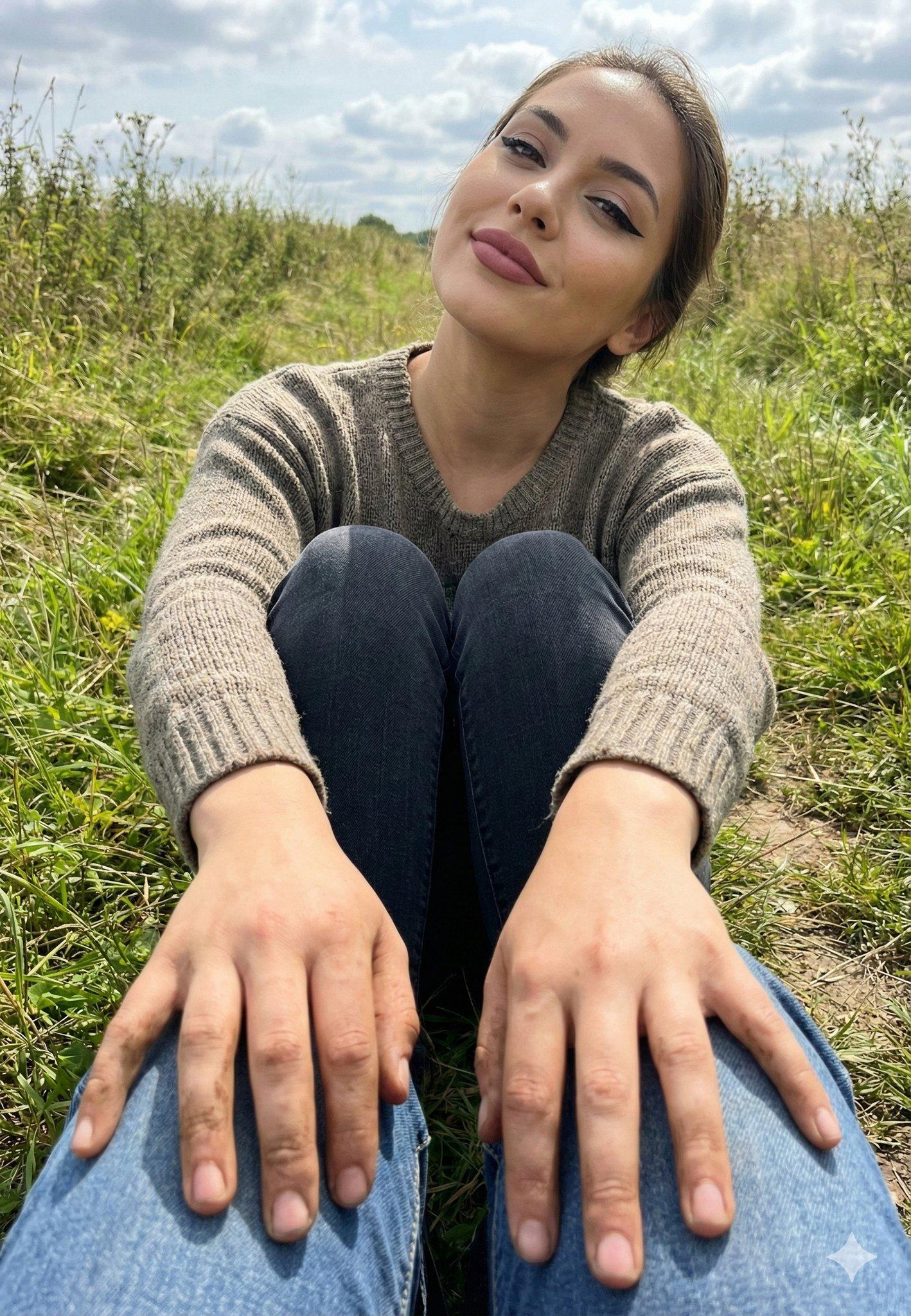 Rustic Meadow Portrait
