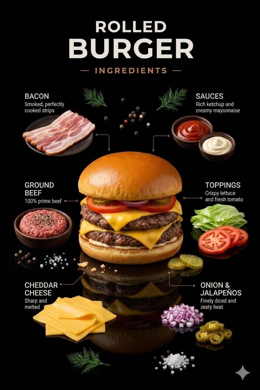 Loaded Rolled Burger