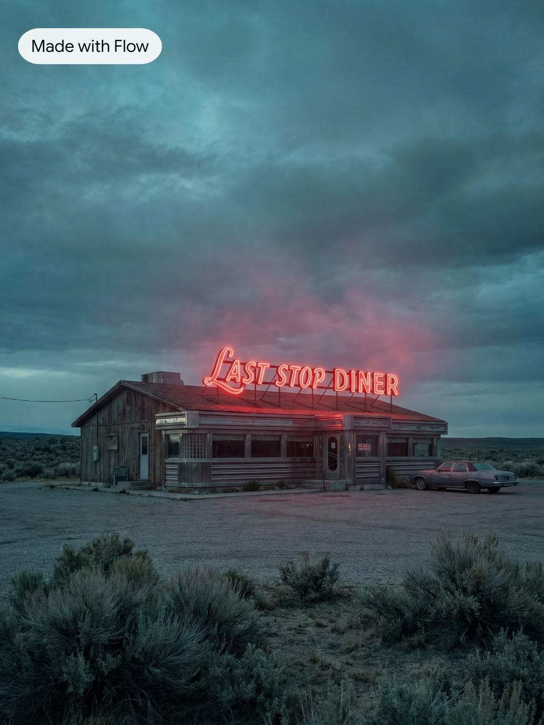 Lonely Desert Diner