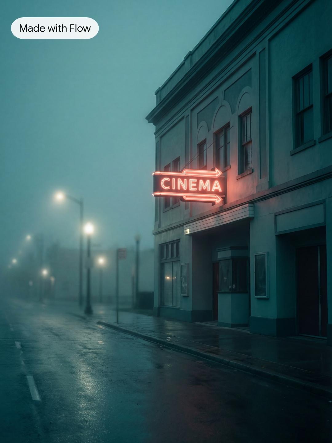 Foggy Cinema Front