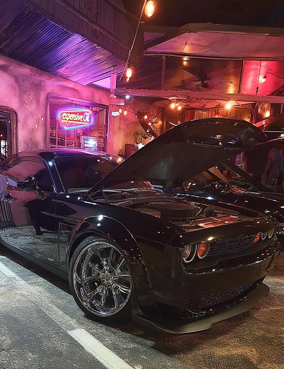Black Challenger Hood Open