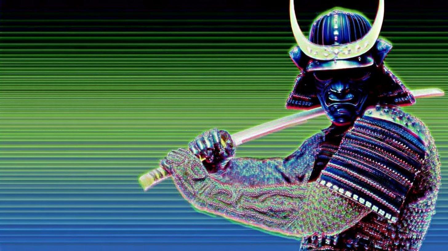 Neon Moon Samurai