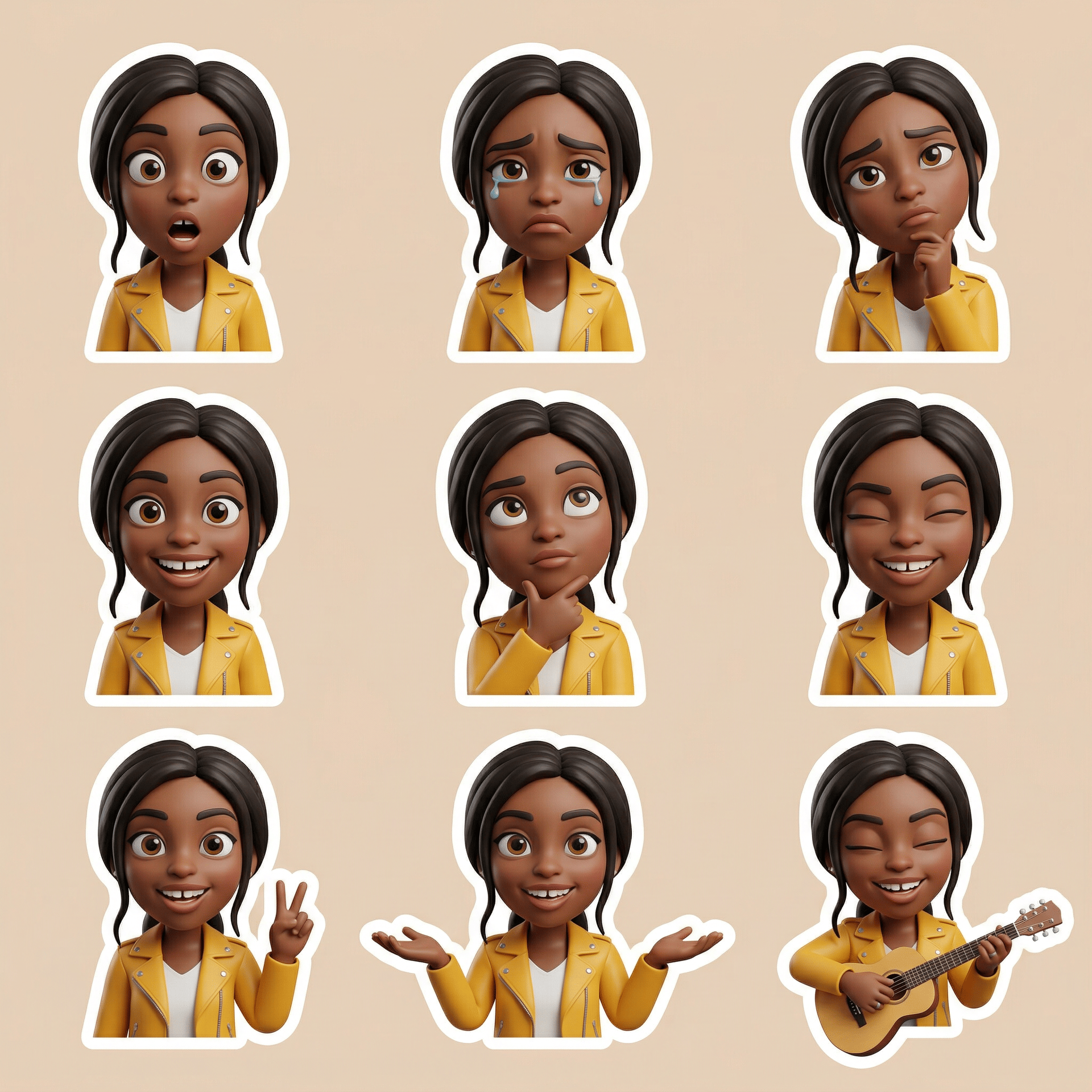 Yellow Jacket Stylized Portrait