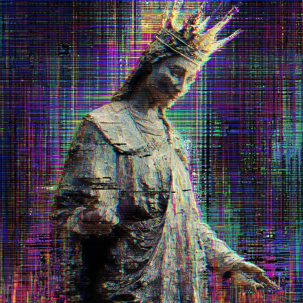 Crowned Glitch Queen