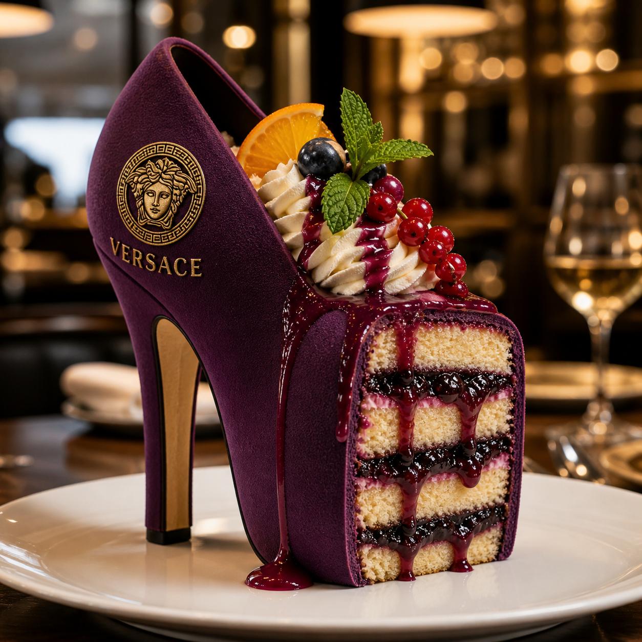Versace Velvet Stiletto