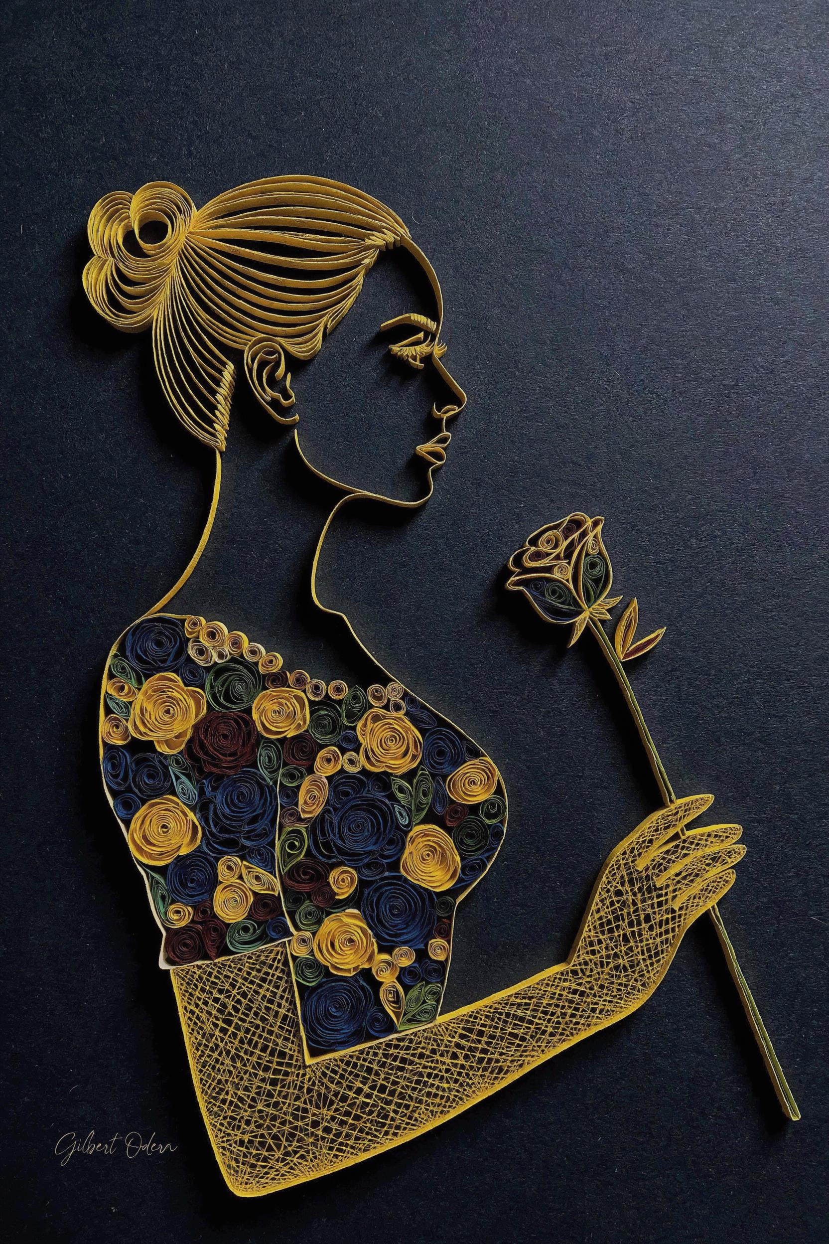 Floral Profile Quilling