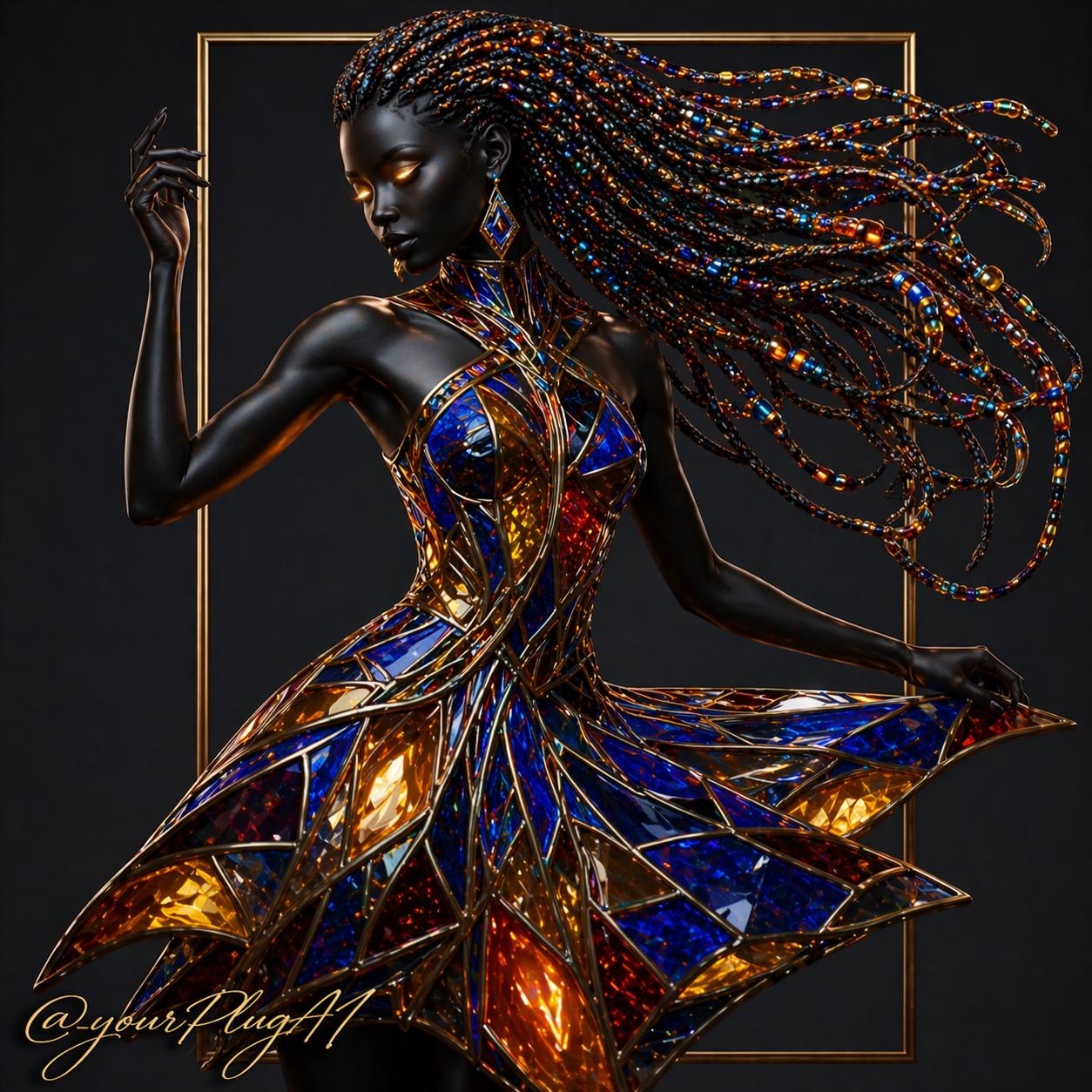 Stained Glass Empress