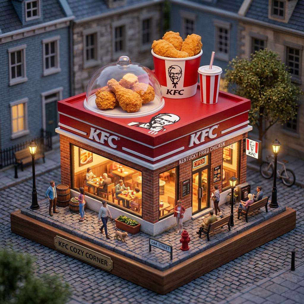KFC Corner Diorama