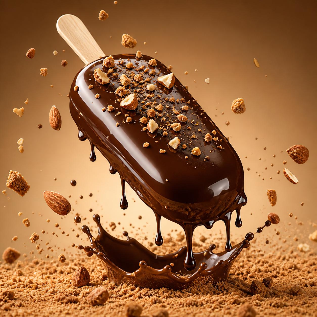 Glossy Chocolate Almond