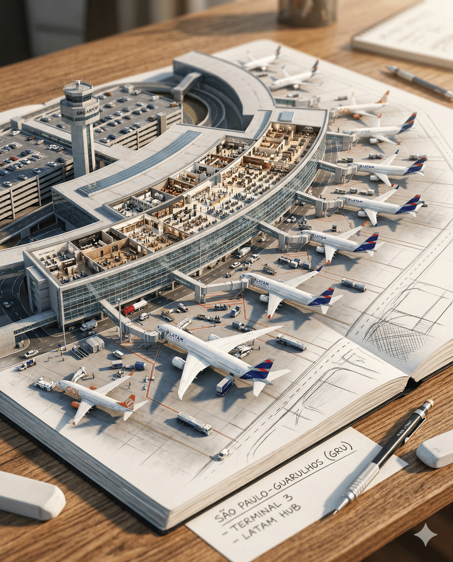 Guarulhos Terminal Cutaway