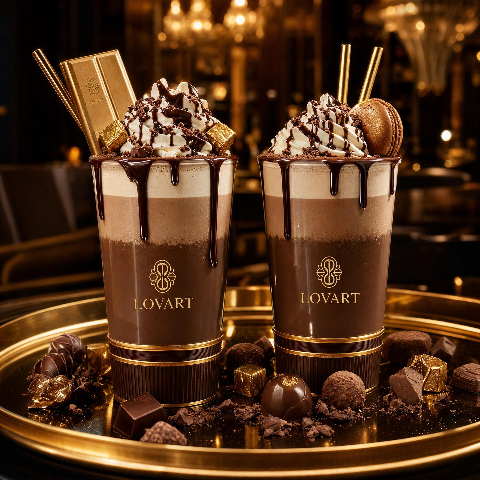 Layered Chocolate Shakes